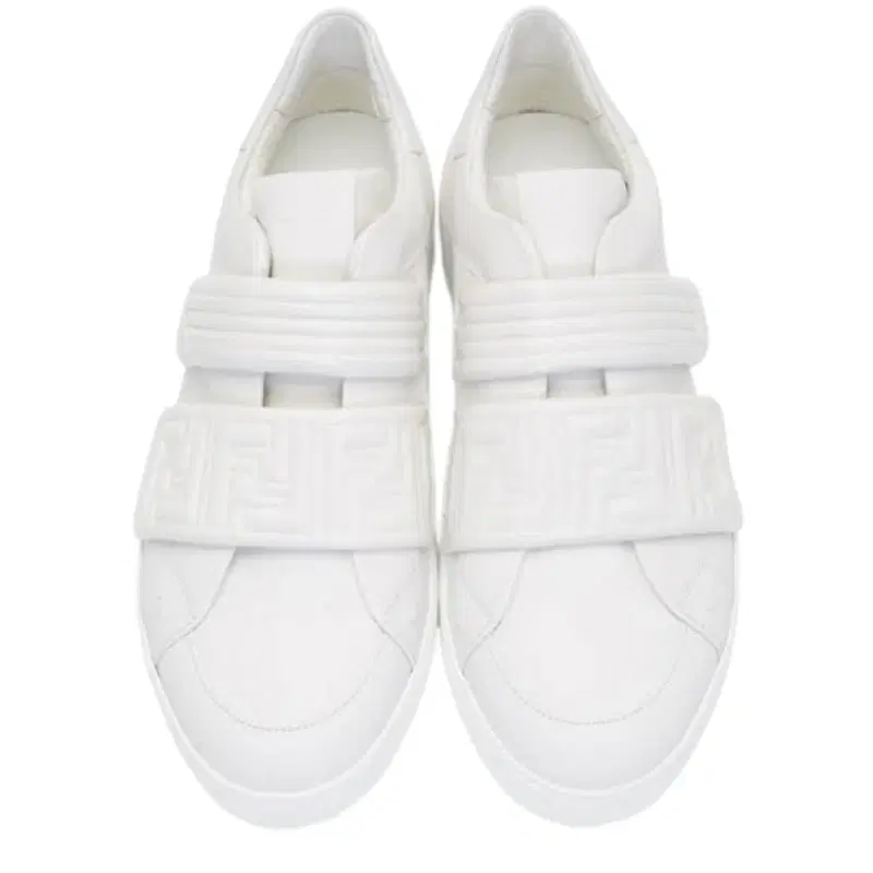 Fendi White Embossed Forever Fendi Sneakers