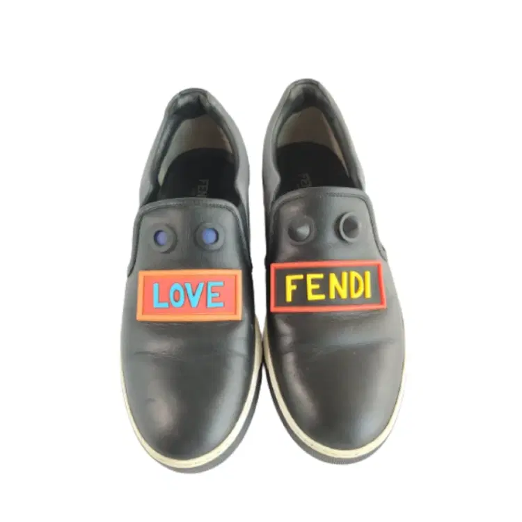 Fendi Love Leather Slip-on Sneakers-Hover-Image