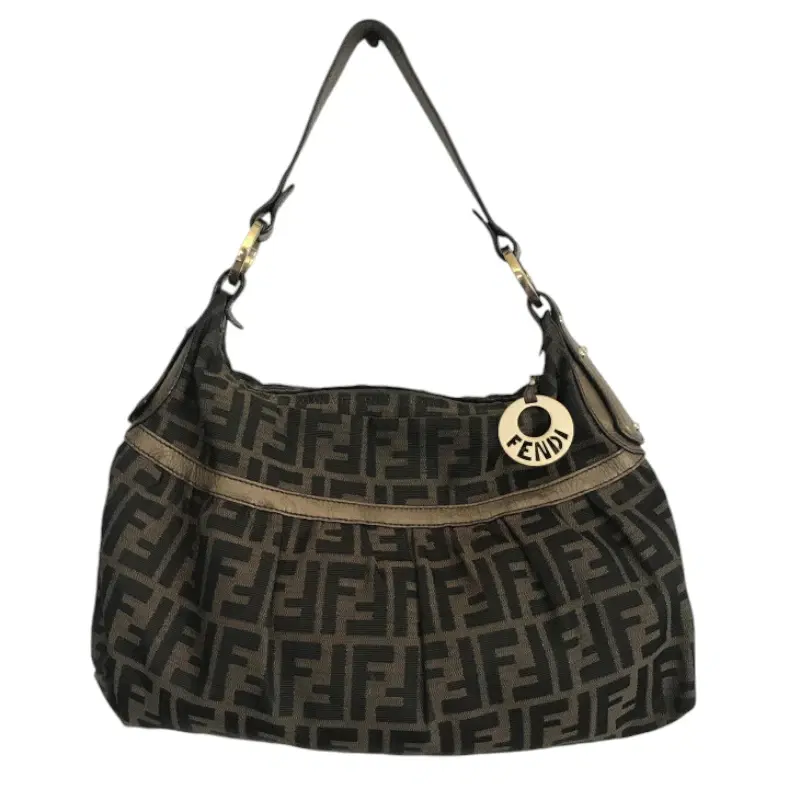 Fendi 'Chef-Zucca' logo jacquard hobo
