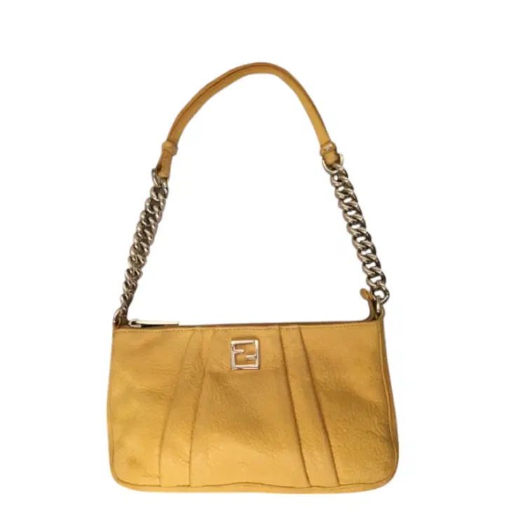 FENDI Yellow Shoulder Bag-Hover-Image