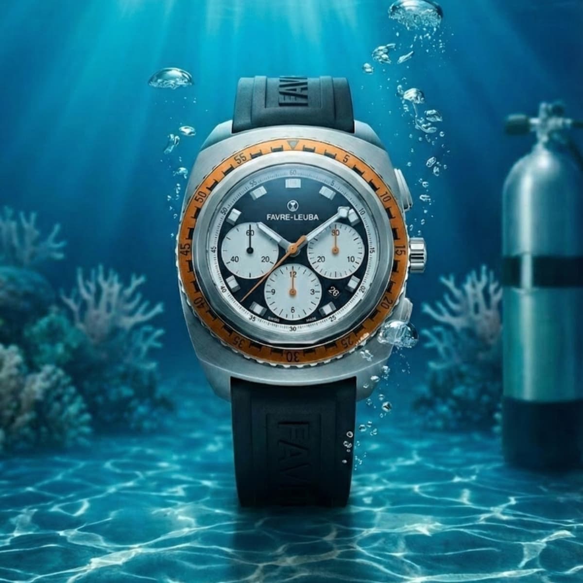 Favre Leuba Raider Sea Sky 44 MM Steel & Aluminium Automatic