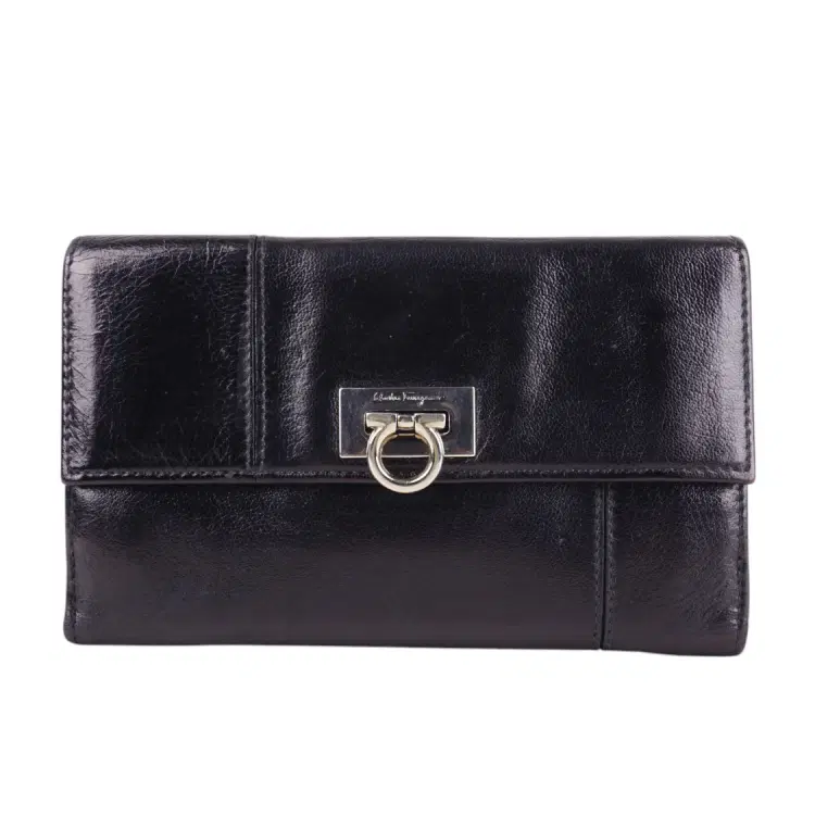 Ferragamo Gancini Clasp Wallet-Hover-Image
