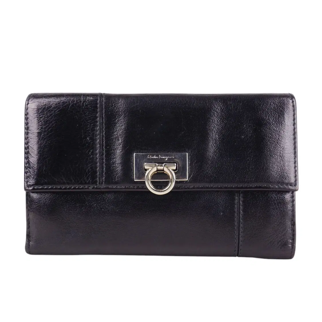Ferragamo Gancini Clasp Wallet