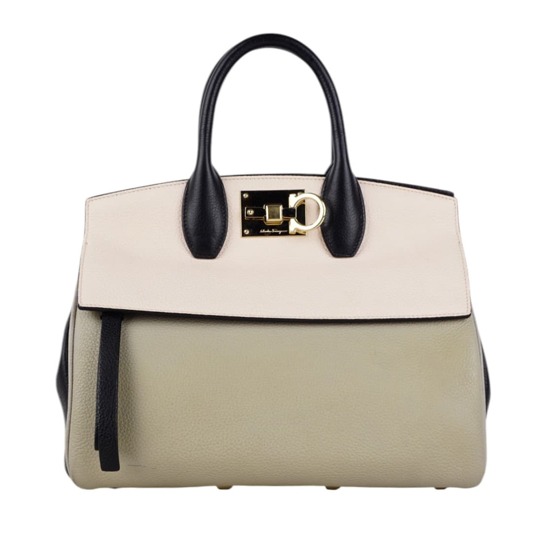 Ferragamo The Studio Two-Tone Limited Edition Tote