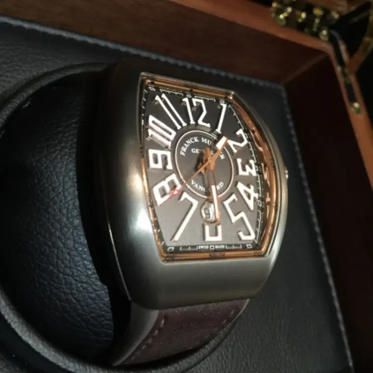 Franck Muller Vangaurd 44mm Titanium And Rose Gold Watch-Hover-Image