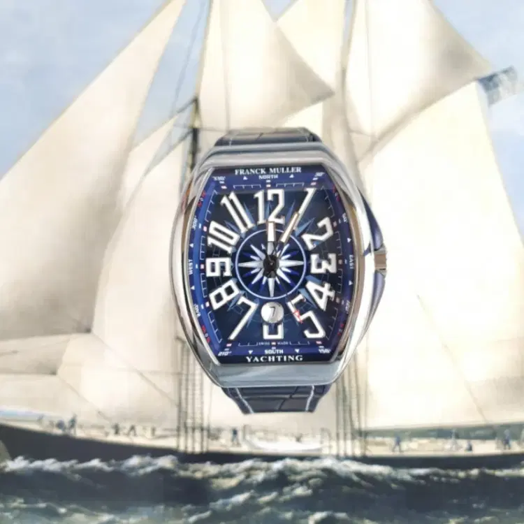 Franck Muller Vanguard Yachting 45MM Automatic Brand New Full Set-Hover-Image