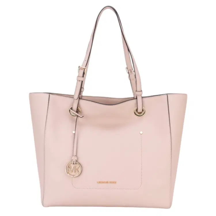 Michael Kors Pink Leather Walsh Large Tote-Hover-Image