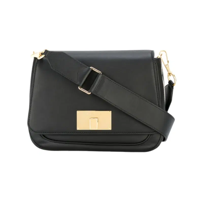 Marc Jacobs Black Navigator Saddle Crossbody Bag