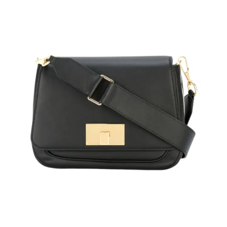Marc Jacobs Black Navigator Saddle Crossbody Bag-Hover-Image