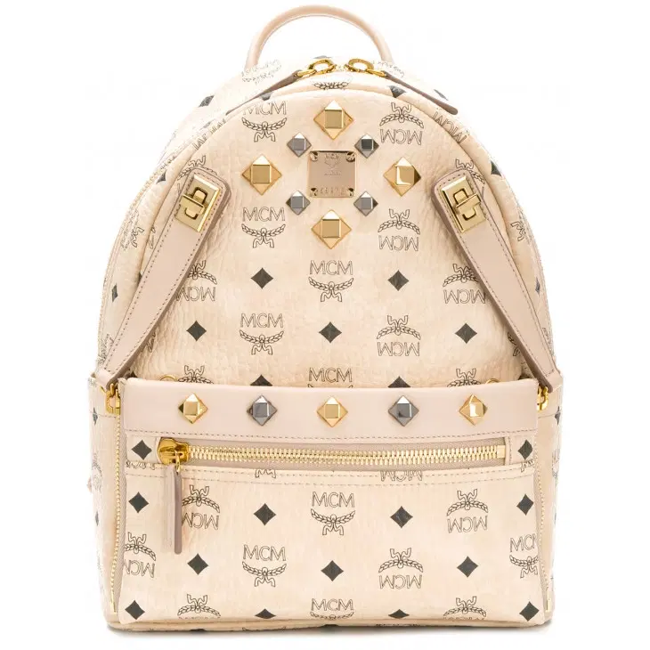 MCM Leather Small Dual Stark Backpack