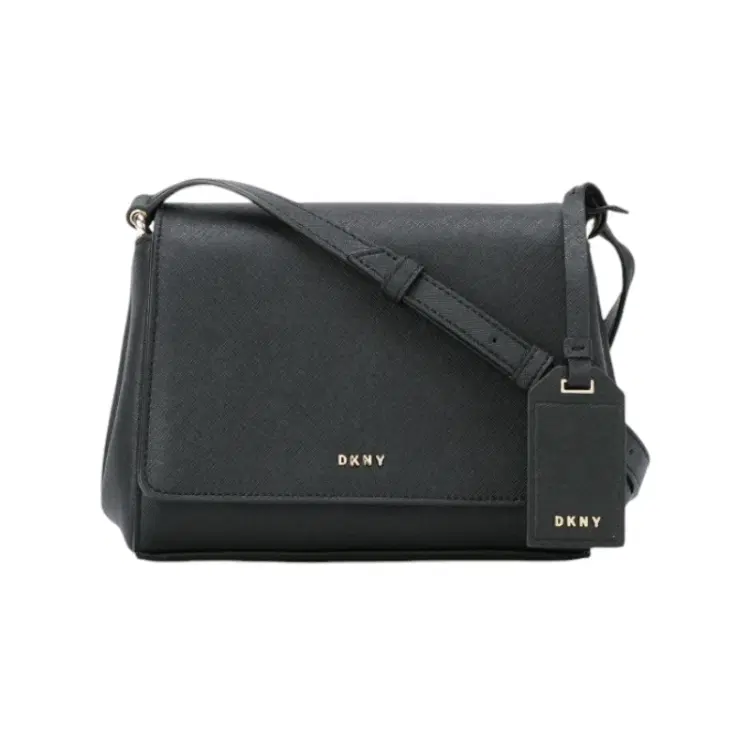 DKNY Black Flap Crossbody Bag-Hover-Image