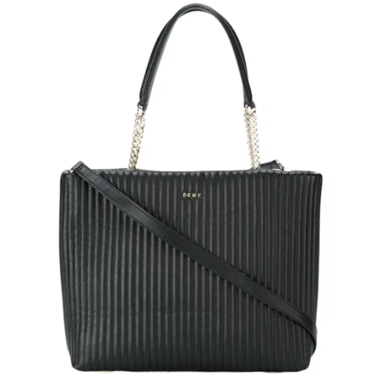DKNY Black Quilted Tote-Hover-Image