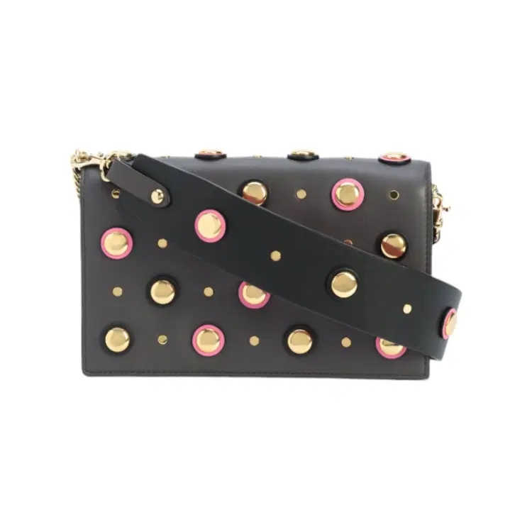 Diane Von Furstenberg Circle Studded Crossbody Bag-Hover-Image