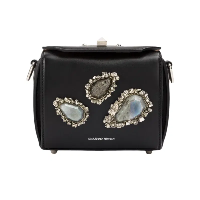 Alexander McQueen Stone Embellished Box Bag