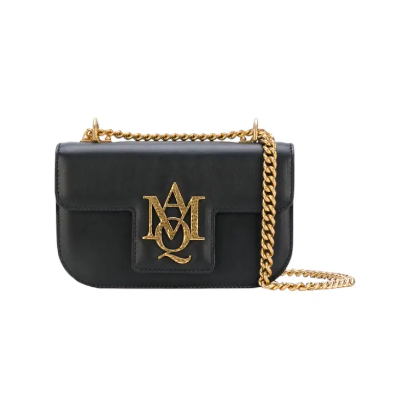 Alexander McQueen Black Insignia Satchel