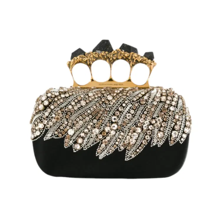 Alexander McQueen Knuckle Box Clutch-Hover-Image