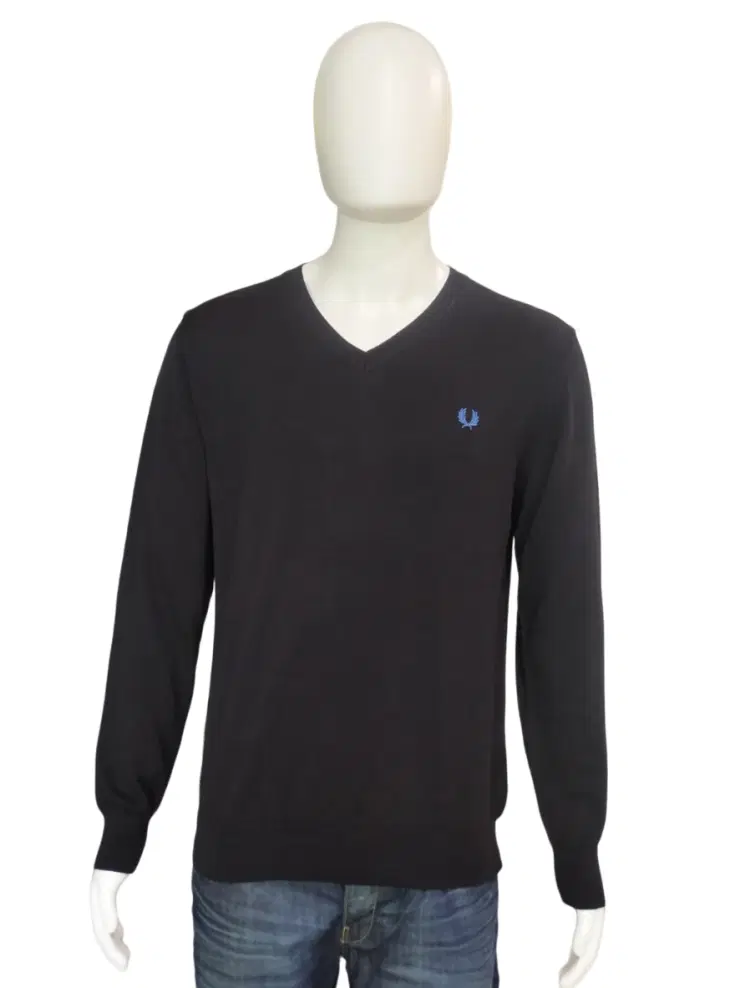 Fred Perry V Neck Jumper-Hover-Image