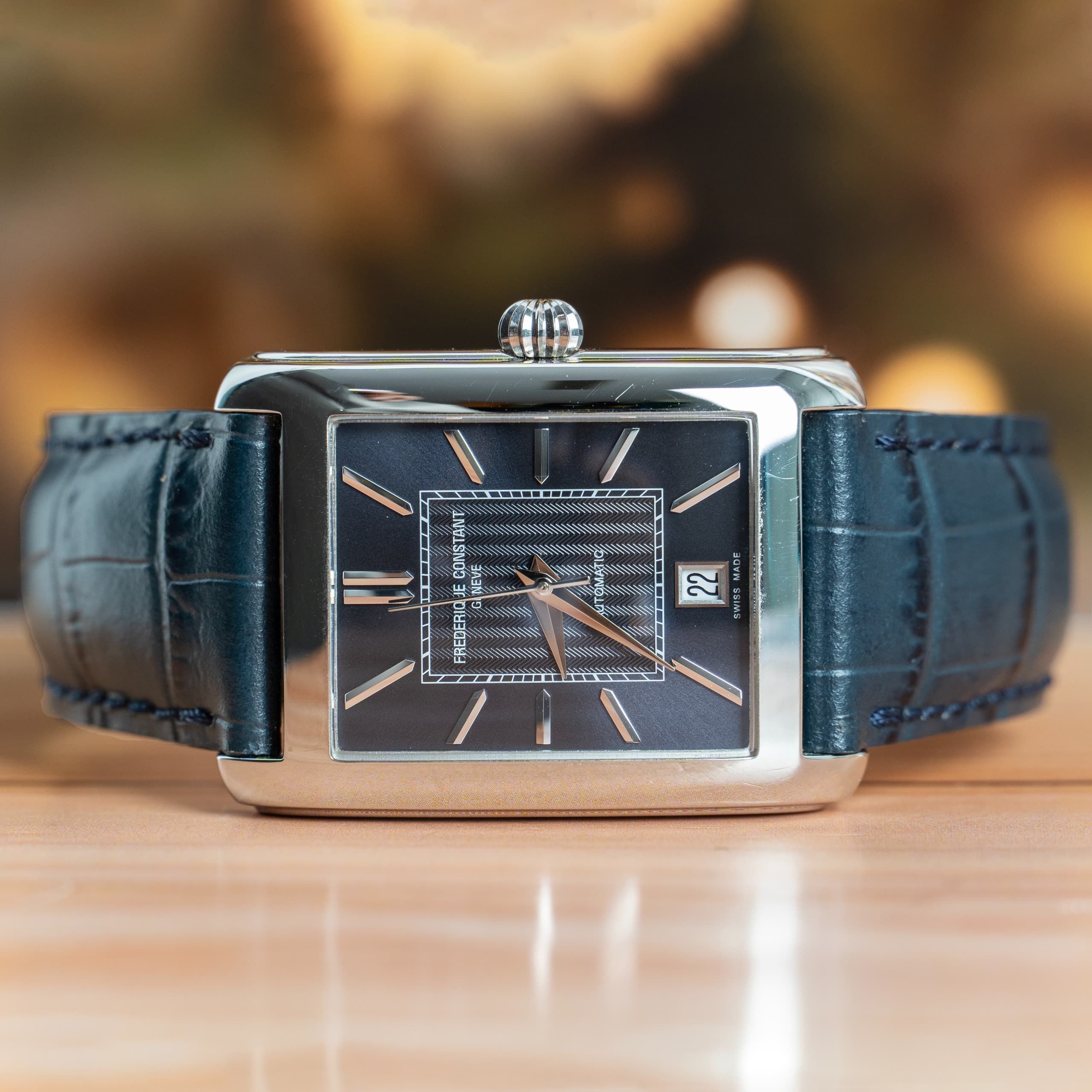 Frederique Constant Classics 33.3 MM Blue Dial Automatic