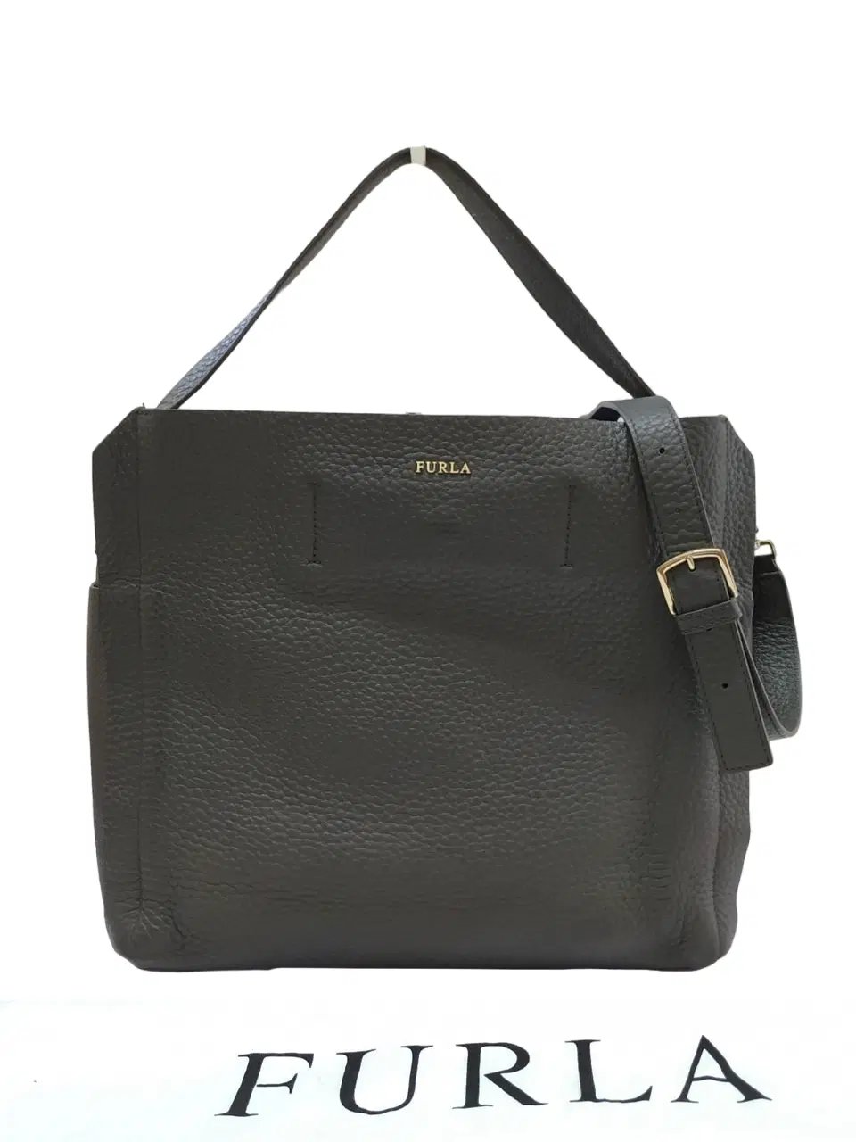 Furla Black Capriccio Hobo Bag