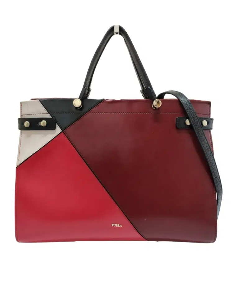 Furla Lady M Color Block Large Tote-Hover-Image