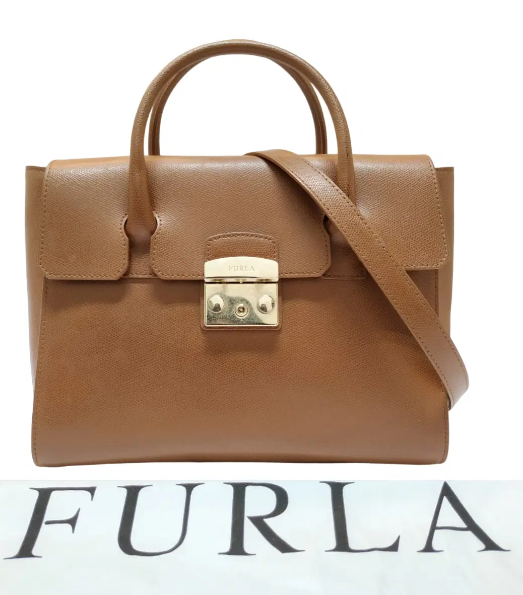 Furla Metropolis Large Leather Satchel
