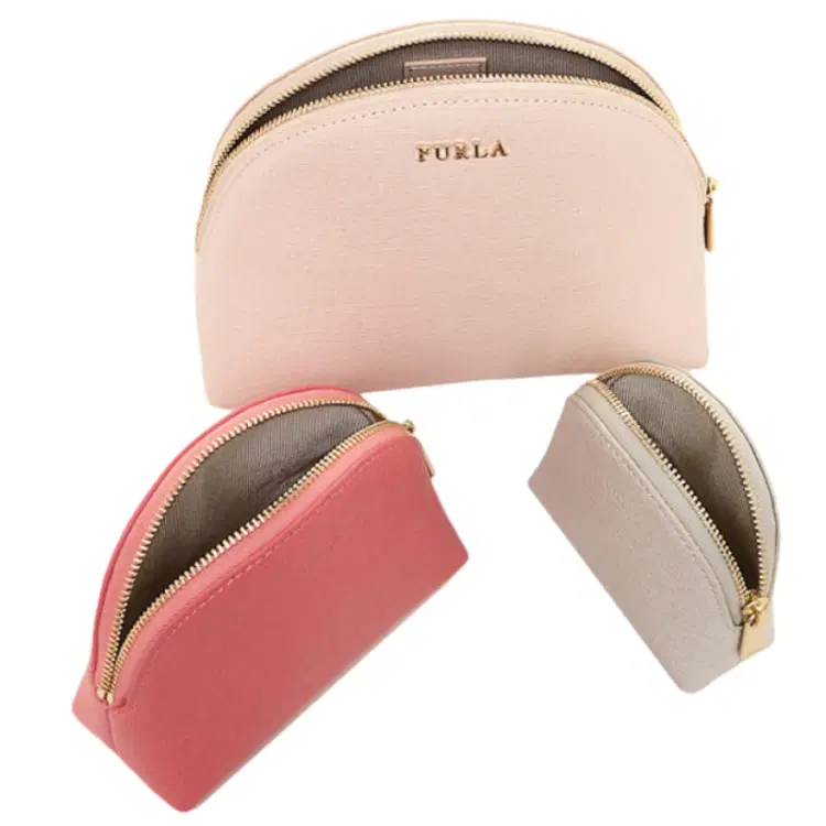 Furla Babylon 3 in 1 Pink Pouch Set 2-Hover-Image