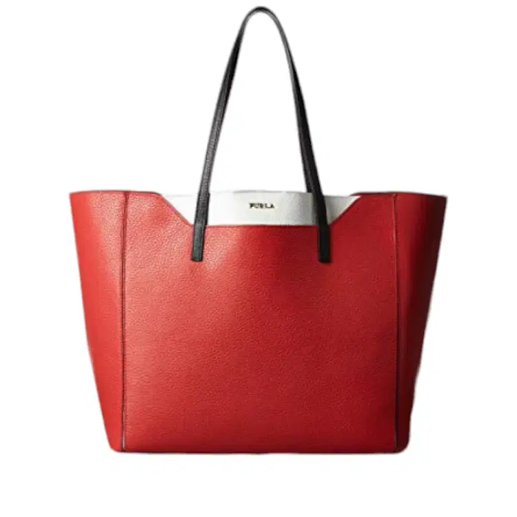 Furla Fantasia Medium Red Leather Tote-Hover-Image
