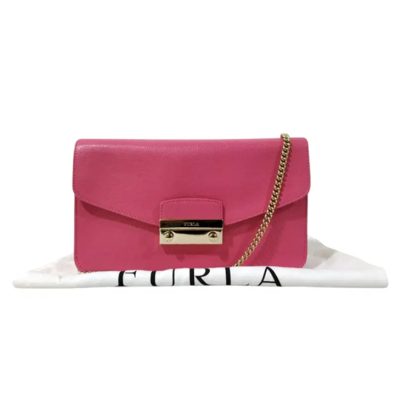 Furla Pink Metropolis Sling Crossbody Bag