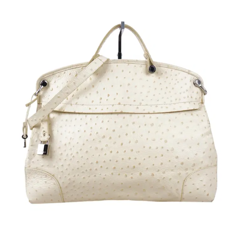 Furla Croc Embossed Top Handle Bag-Hover-Image
