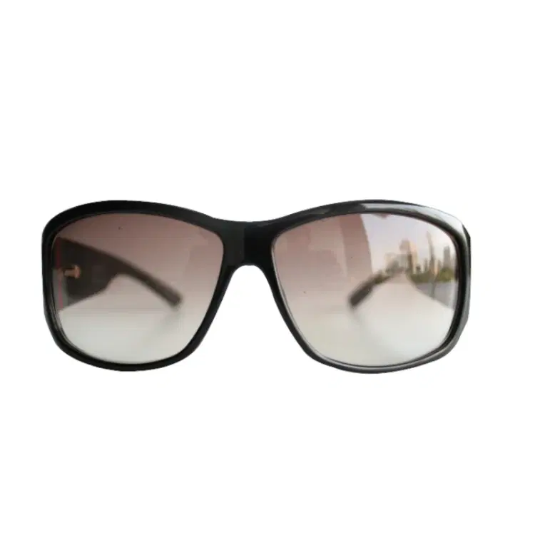 Gucci Black Sunglasses with Signature Stripes | Luxepolis.com-Hover-Image