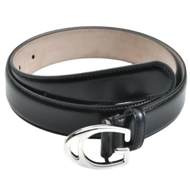 Gucci Black Leather Belt with G Buckle Size: 90 cm-Hover-Image