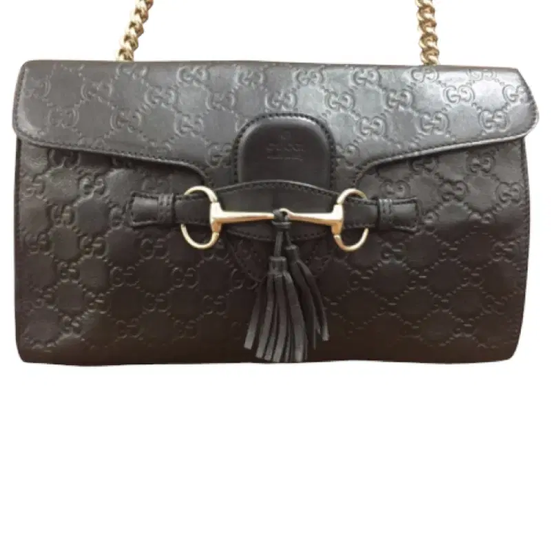 Gucci Emily Guccissima Leather Chain Shoulder Bag