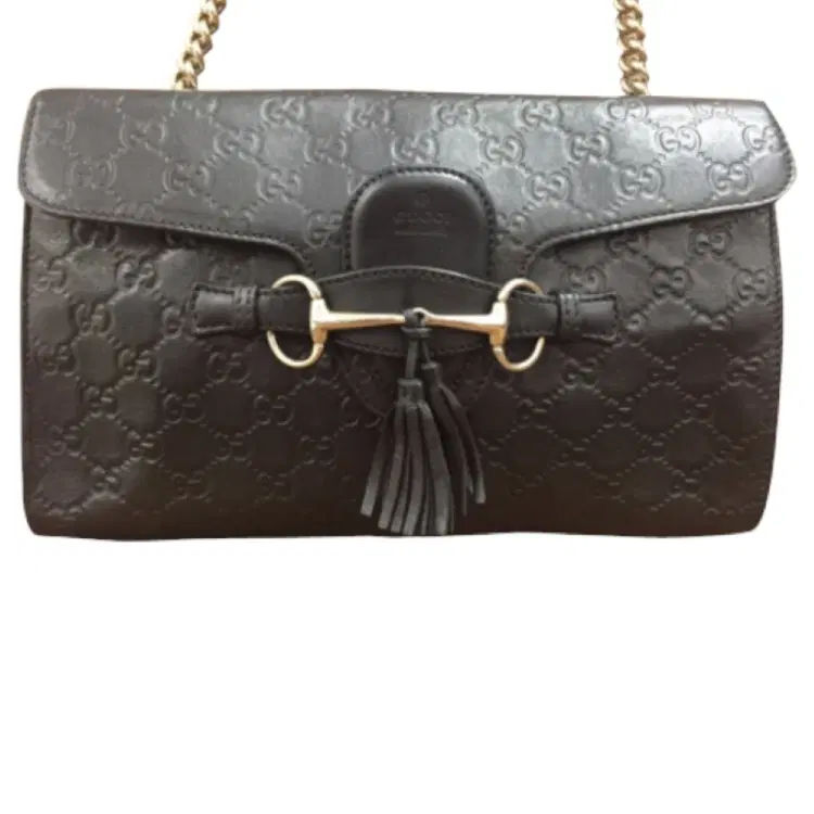 Gucci Emily Guccissima Leather Chain Shoulder Bag-Hover-Image