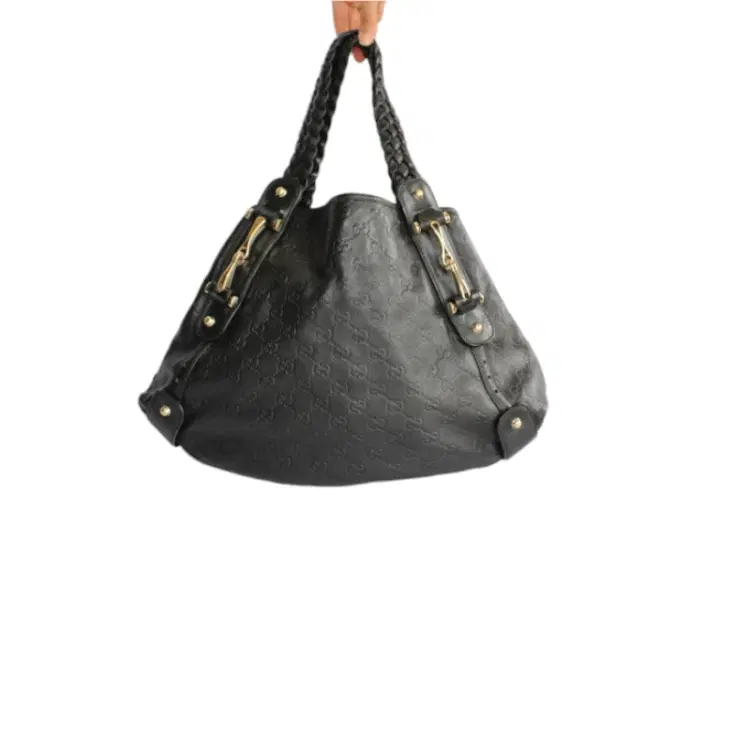 Gucci Guccissima Black Pelham Bag | Luxepolis.com-Hover-Image