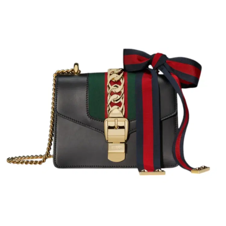 Gucci Sylvie Leather Mini Chain Bag-Hover-Image