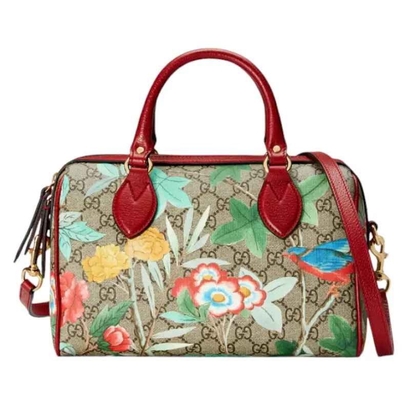 Gucci Tian GG Supreme Boston Bag | Luxepolis