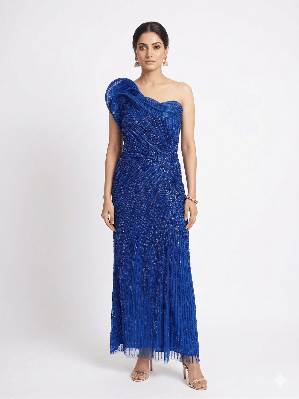 Gaurav Gupta Blue Gown Size XXL - Luxepolis India