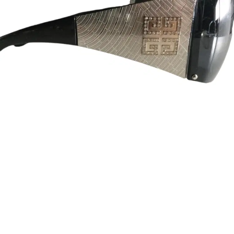 Givenchy Black Sunglasses with Silver Stems-Hover-Image