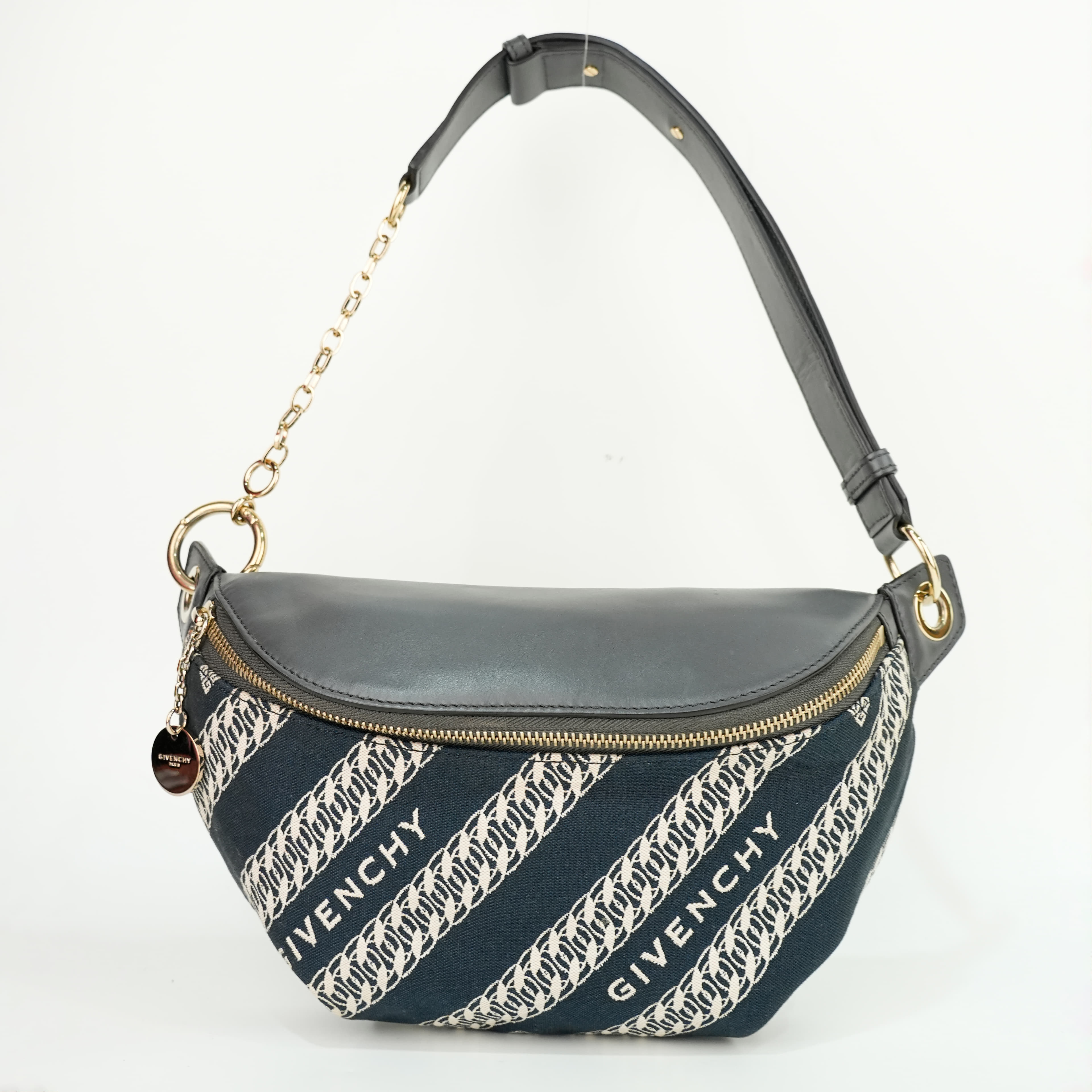 Givenchy Logo Jacquard Canvas Bond Belt Bag