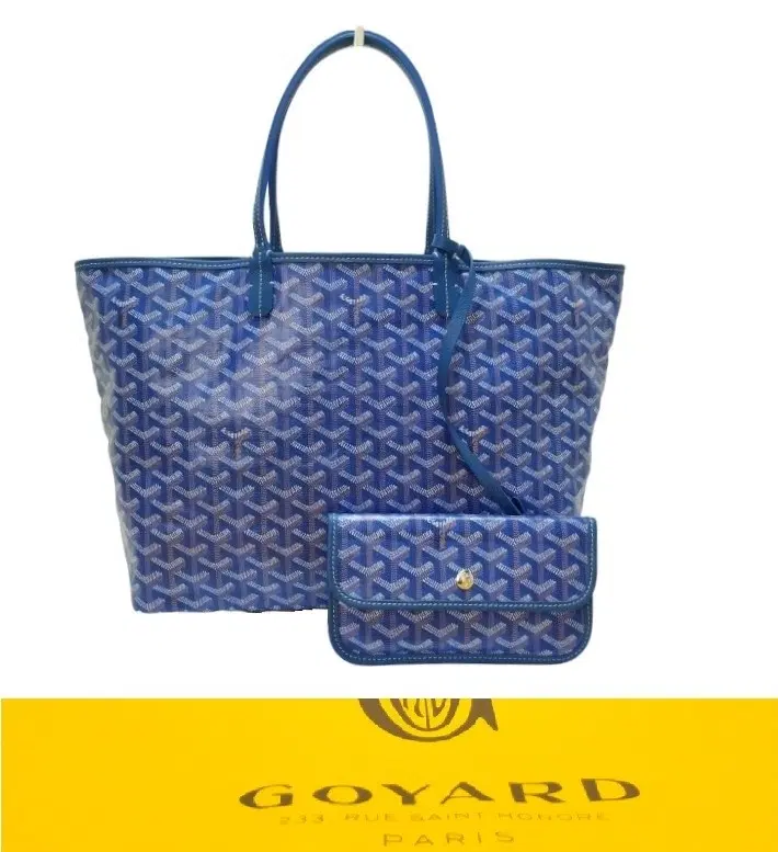 Goyard St.Louis PM Blue Tote-Hover-Image
