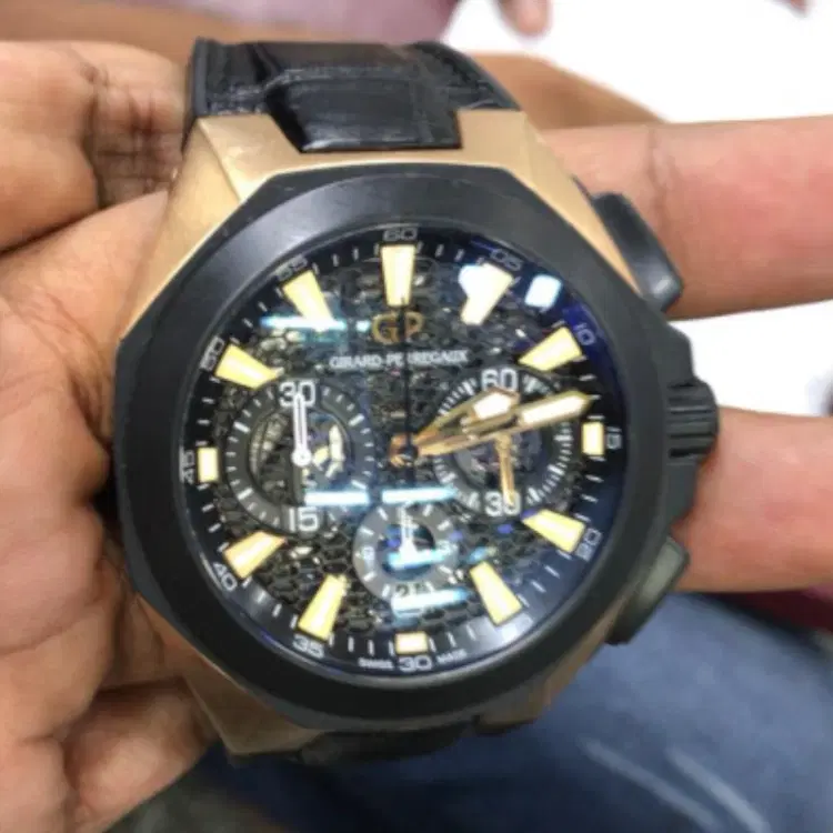GIRARD-PERREGAUX Chrono Hawk Men's Watch-Hover-Image