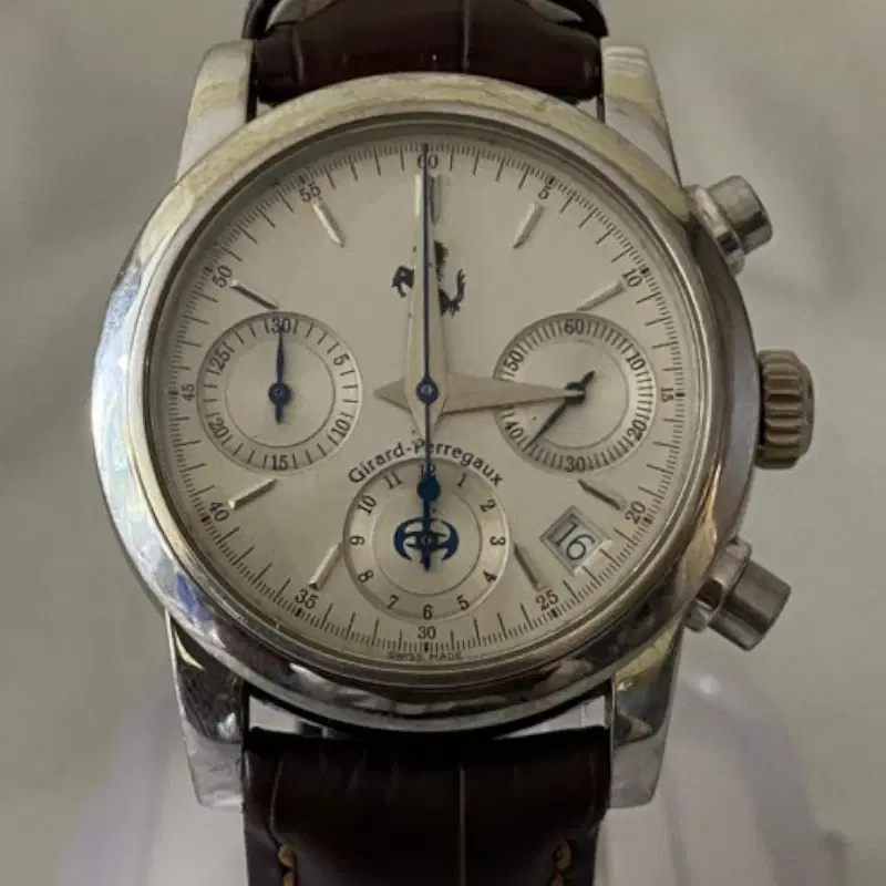 Girard Perregaux Ferrari Chronograph White Gold 8020