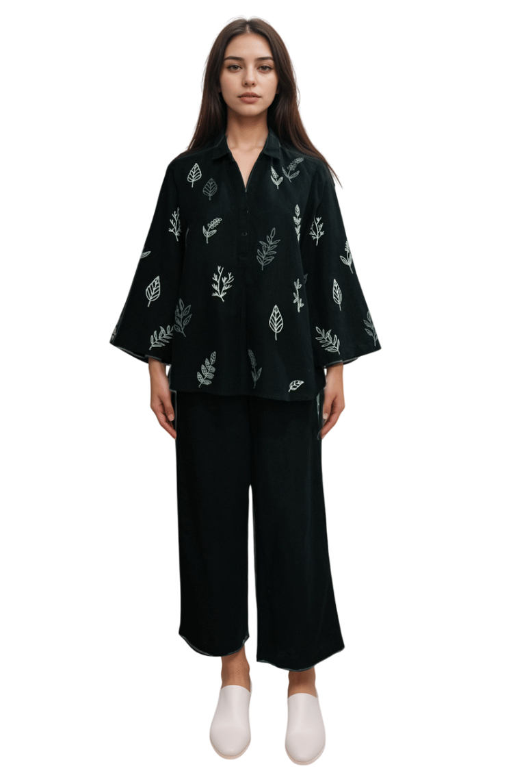 Grassroot By Anita Dongre Black Suit-Hover-Image