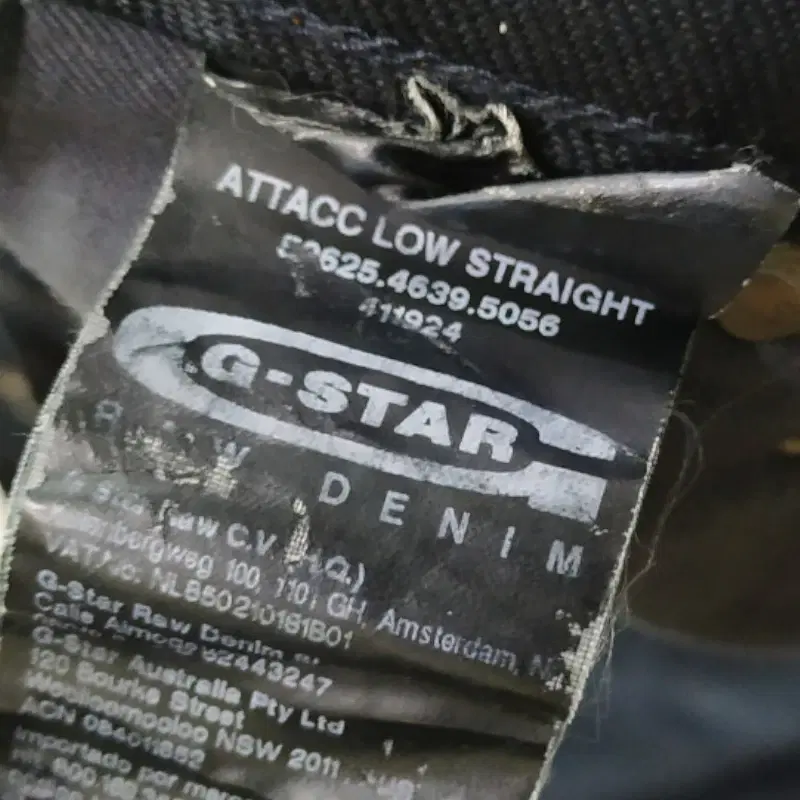 G-Star Attacc Low Straight Raw Jeans