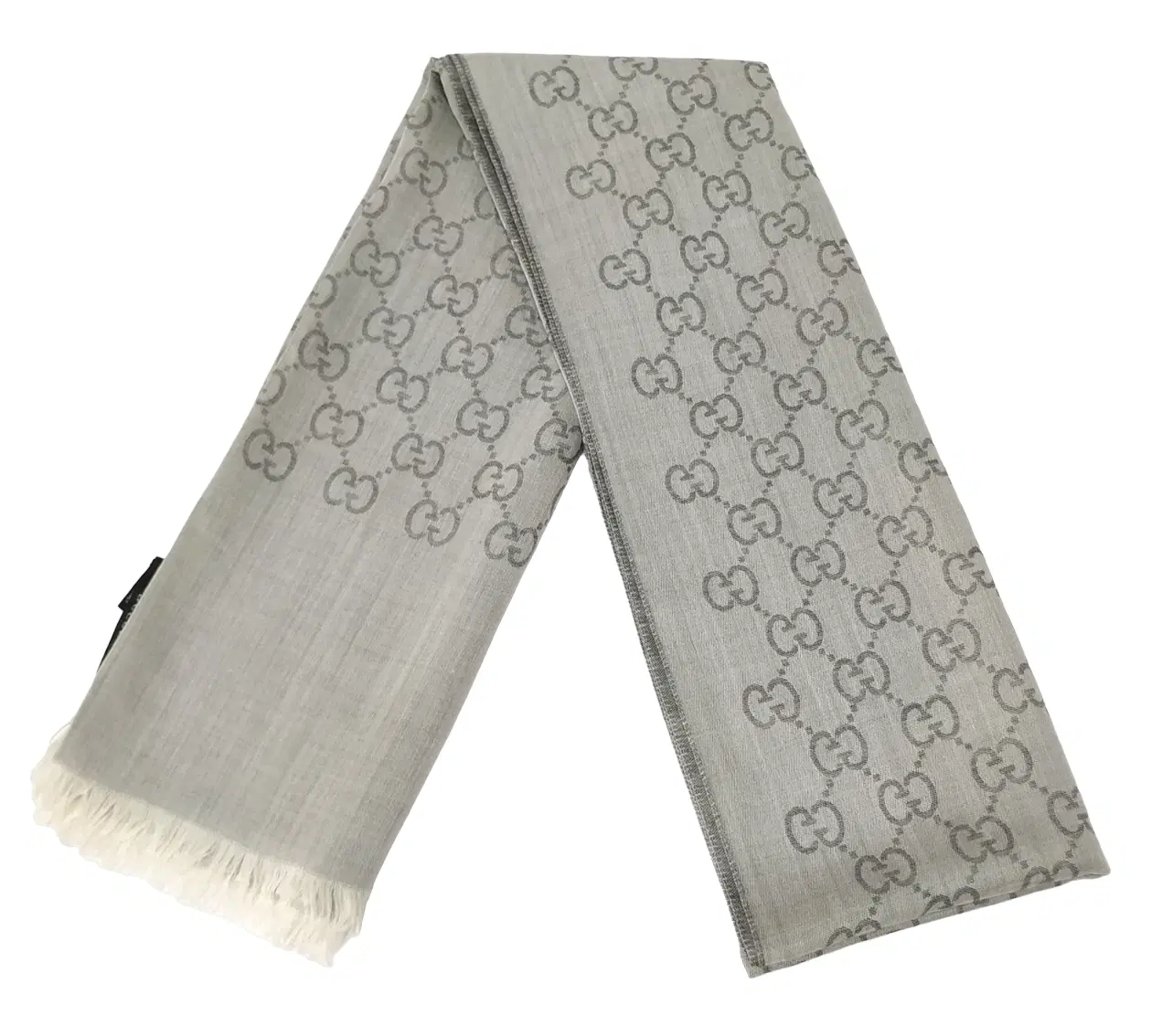 Gucci Cashmere Grey Scarf