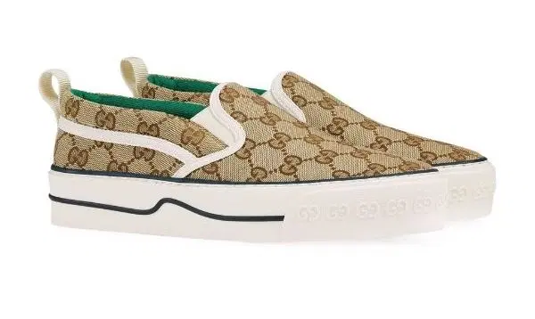 Gucci GG Supreme Canvas Slip-on Loafer