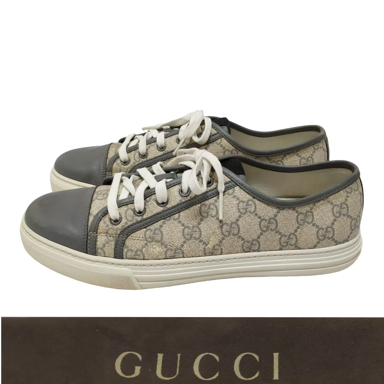 Size 8.5 - Gucci GG Supreme California Canvas Low-Top Sneaker