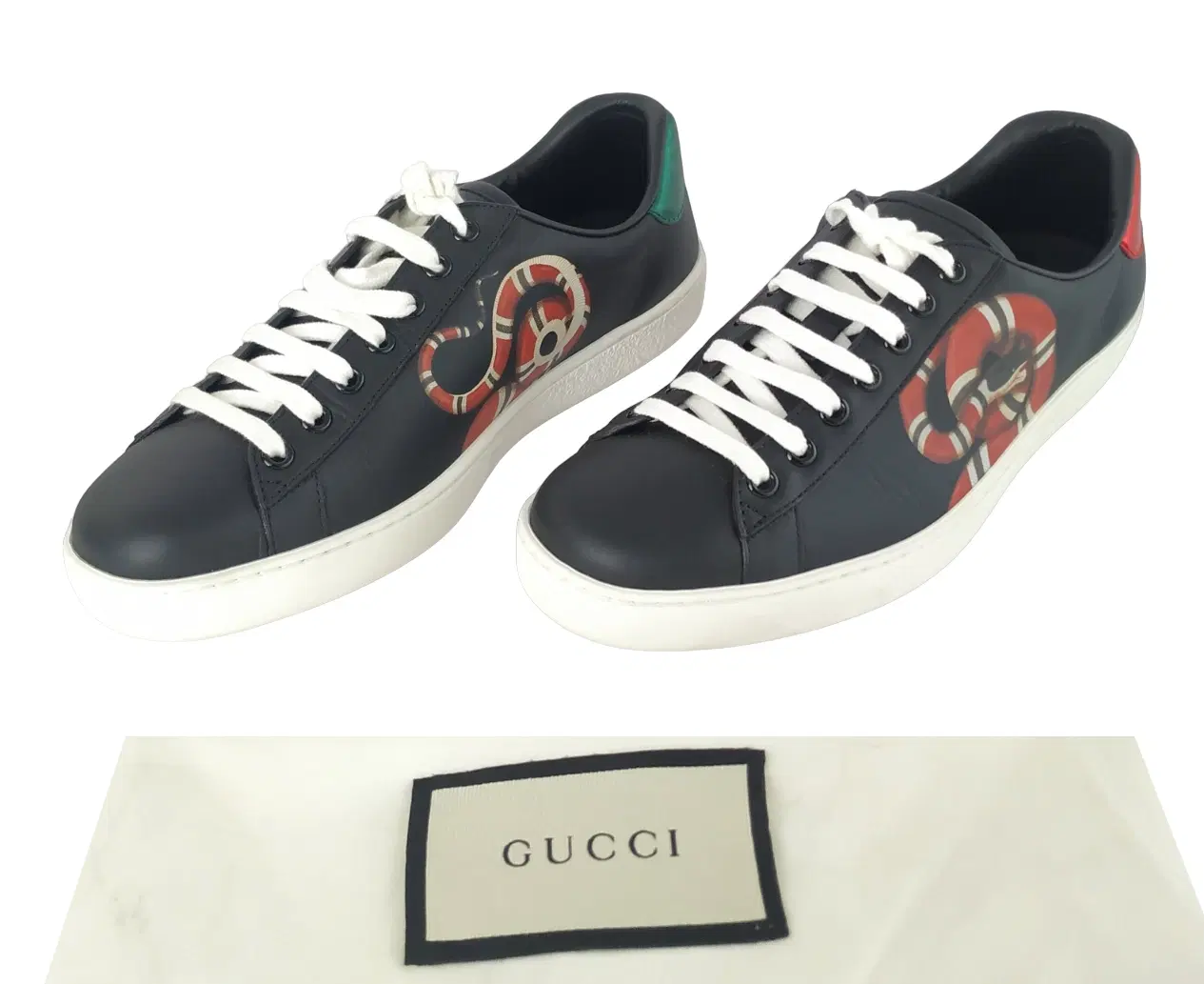 Gucci Ace Kingsnake Print Low Top Sneaker
