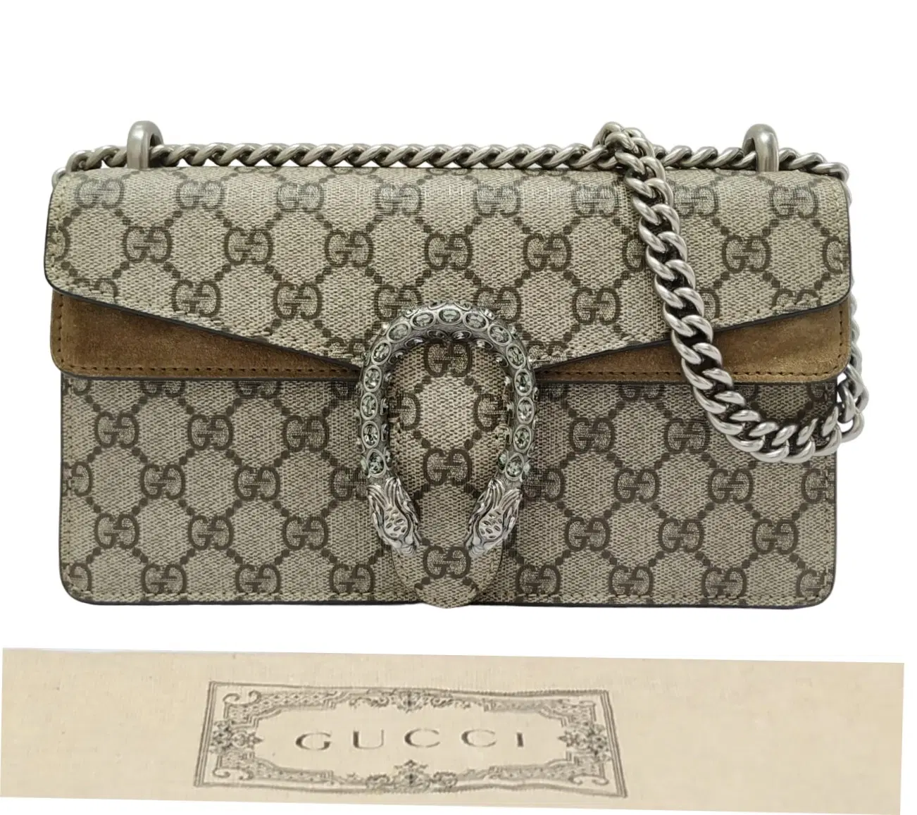 Gucci Signature GG Pattern Dionysus Small Shoulder Bag