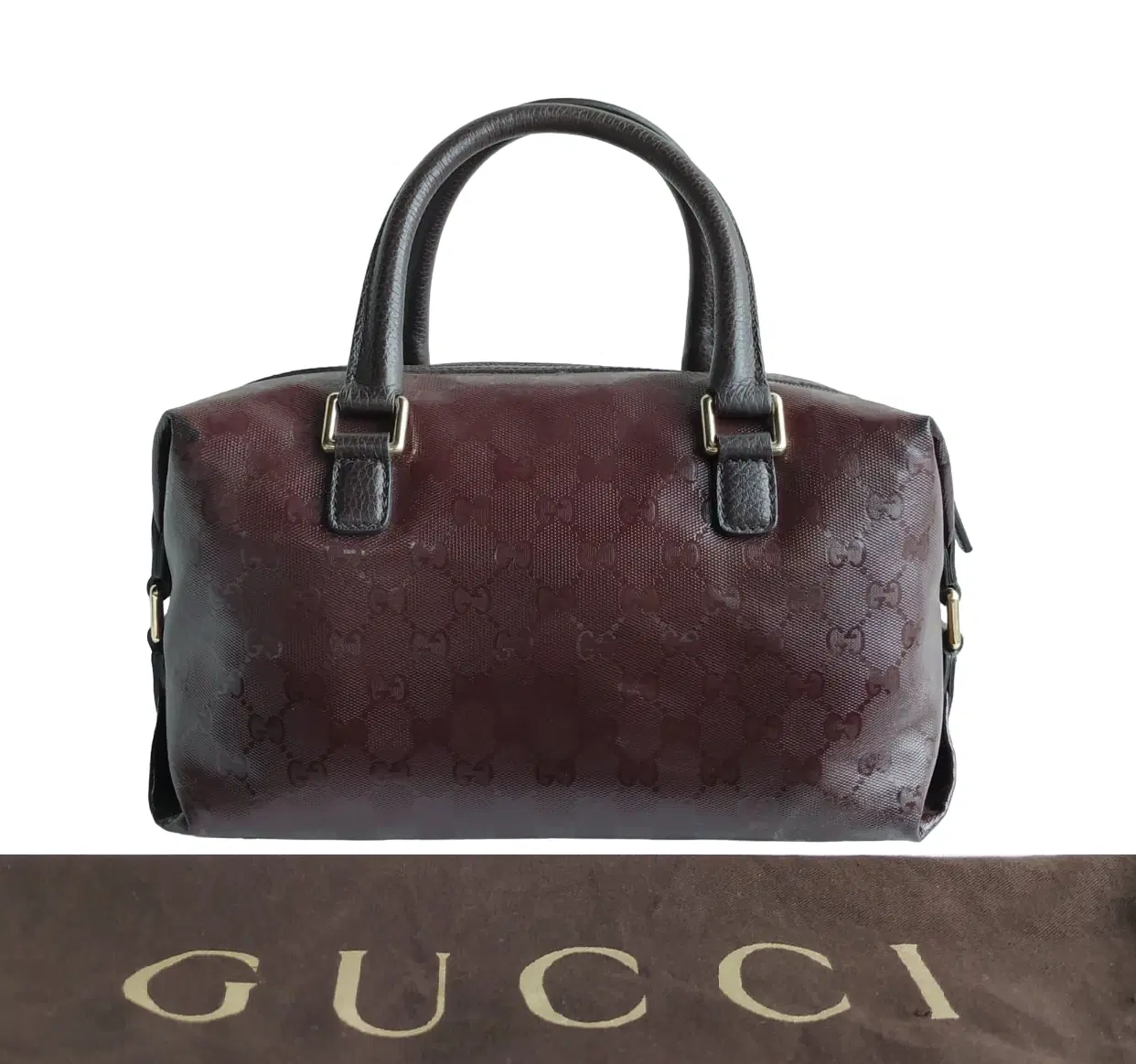 Gucci Monogram GG Imprime Full Moon Boston Bag